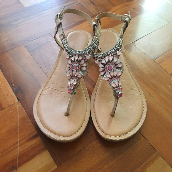 Forever New Shoes - Forever New beaded sandals